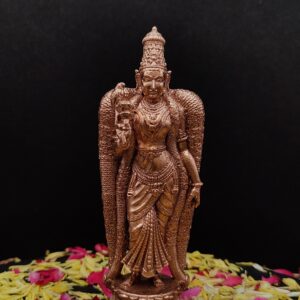 Buy Meenakshi Amman 6-Inch Bronze Idol Online – Divine Grace for Your Home